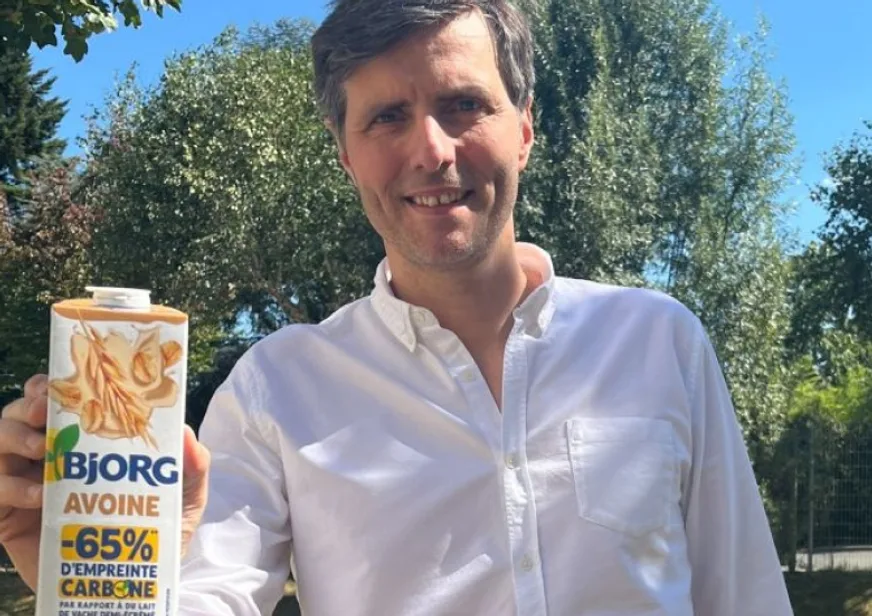 Boisson Avoine Bio Bjorg : un impact carbone réduit de 65 % par rapport au lait demi-écrémé